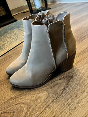 MIA Gray Ankle Boots